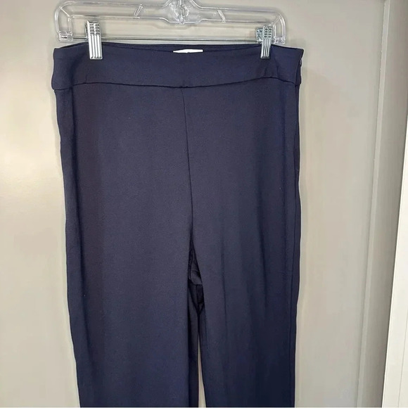 NWOT Chloe Kristyn Navy Brennan Straight Leg Ponte Pant Size Large - Picture 4 of 7